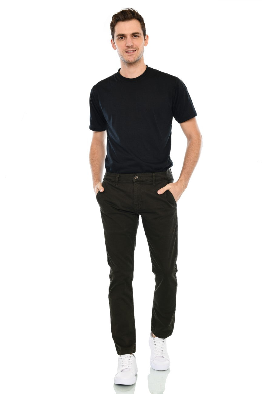 Celana Chino Pria Olive