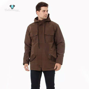 Jaket Parka Cottonology Barrow Coklat