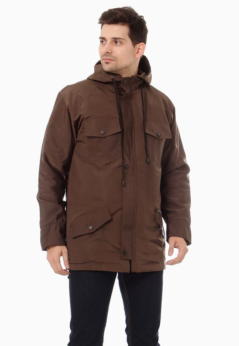 Jaket Parka Cottonology Barrow Coklat