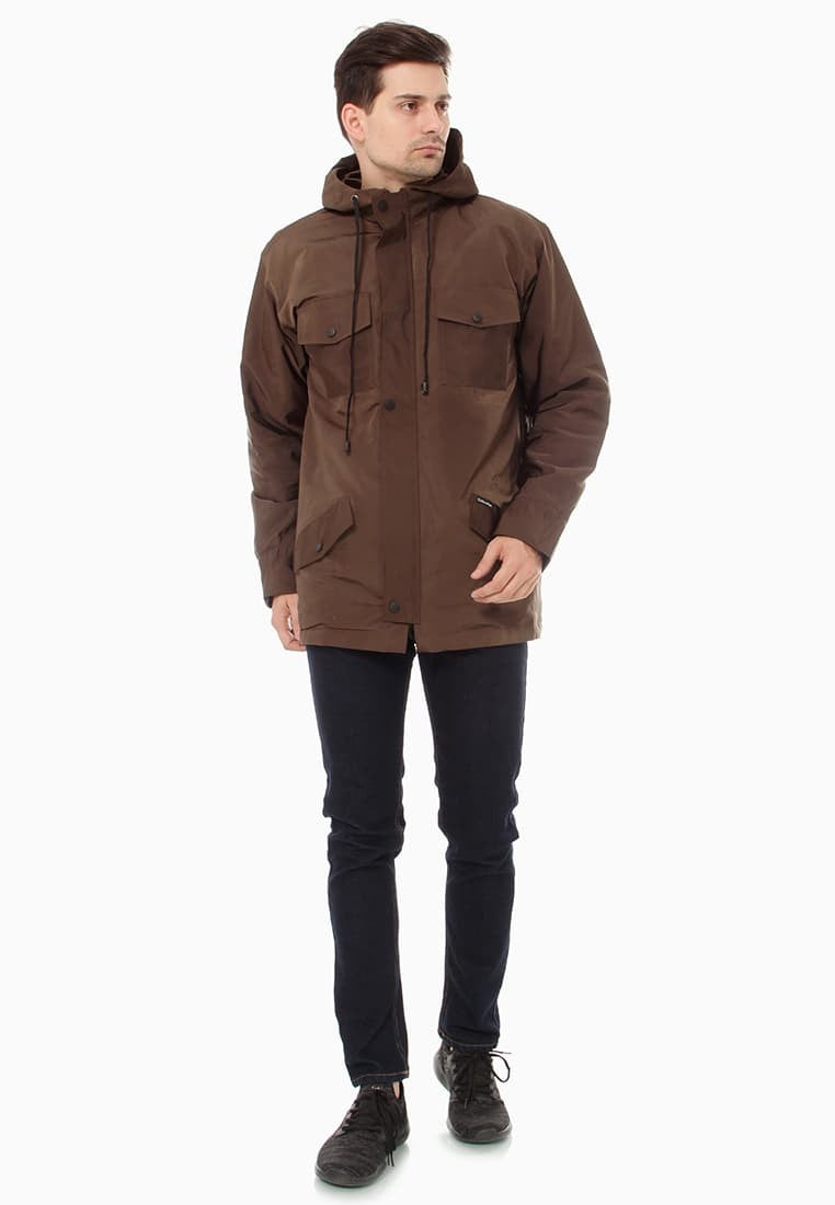 Jaket Parka Cottonology Barrow Coklat