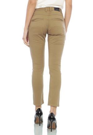 COTTONOLOGY CELANA CHINO WANITA KHAKY