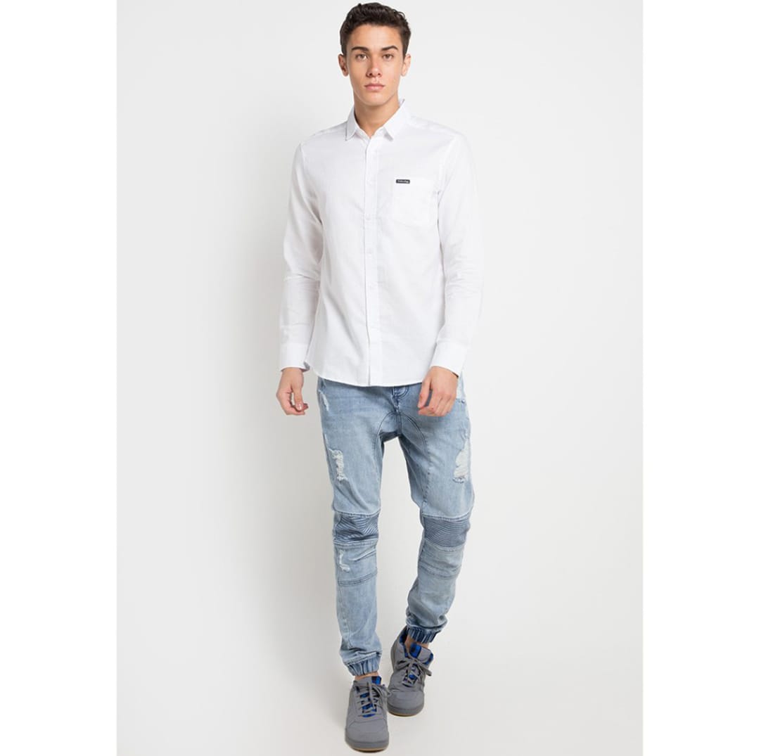 HELLA LONG SHIRT - WHITE